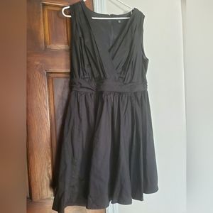 Torrid black pleated dress semi formal 16